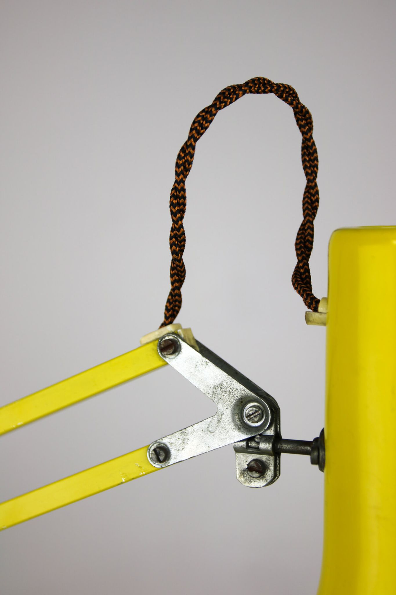 Yellow Adjustable Achitect Table Lamp by Sijaj, 1970s