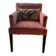 NV Gallery armchair in old rose velvet and its Calligaris cushion.