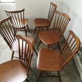 Set de 6 chaises bistrot Tacoma par Baumann