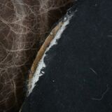 Very comfortable set of two vintage cowhide leather armchairs