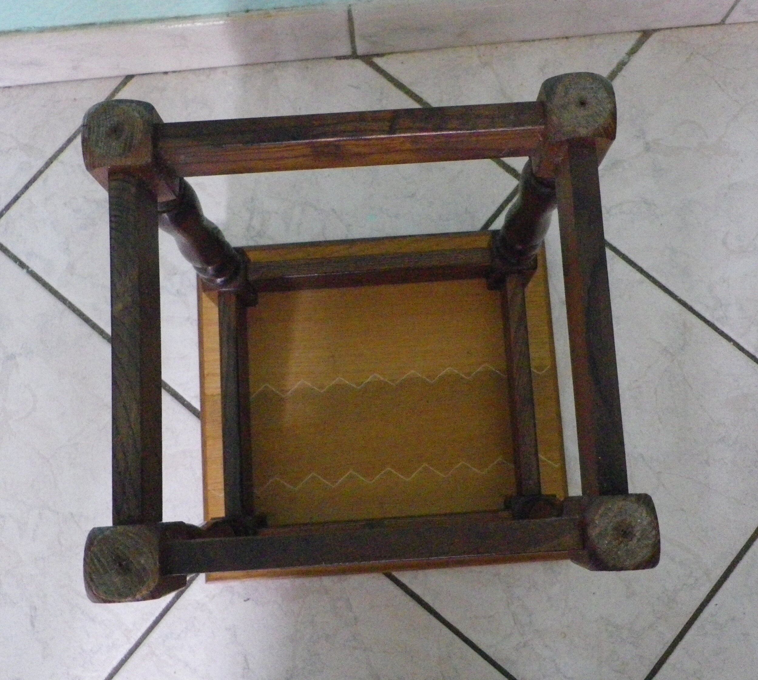 Wooden stool