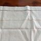 Taies oreiller brodées lin blanc grand modèle vintage (lot de 2)