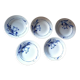 Set of 5 hollow plates St Amand in ceramic
