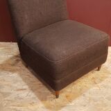 Italian design heater 70's chocolate