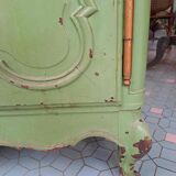 Small sideboard Louis XV look industrial workshop