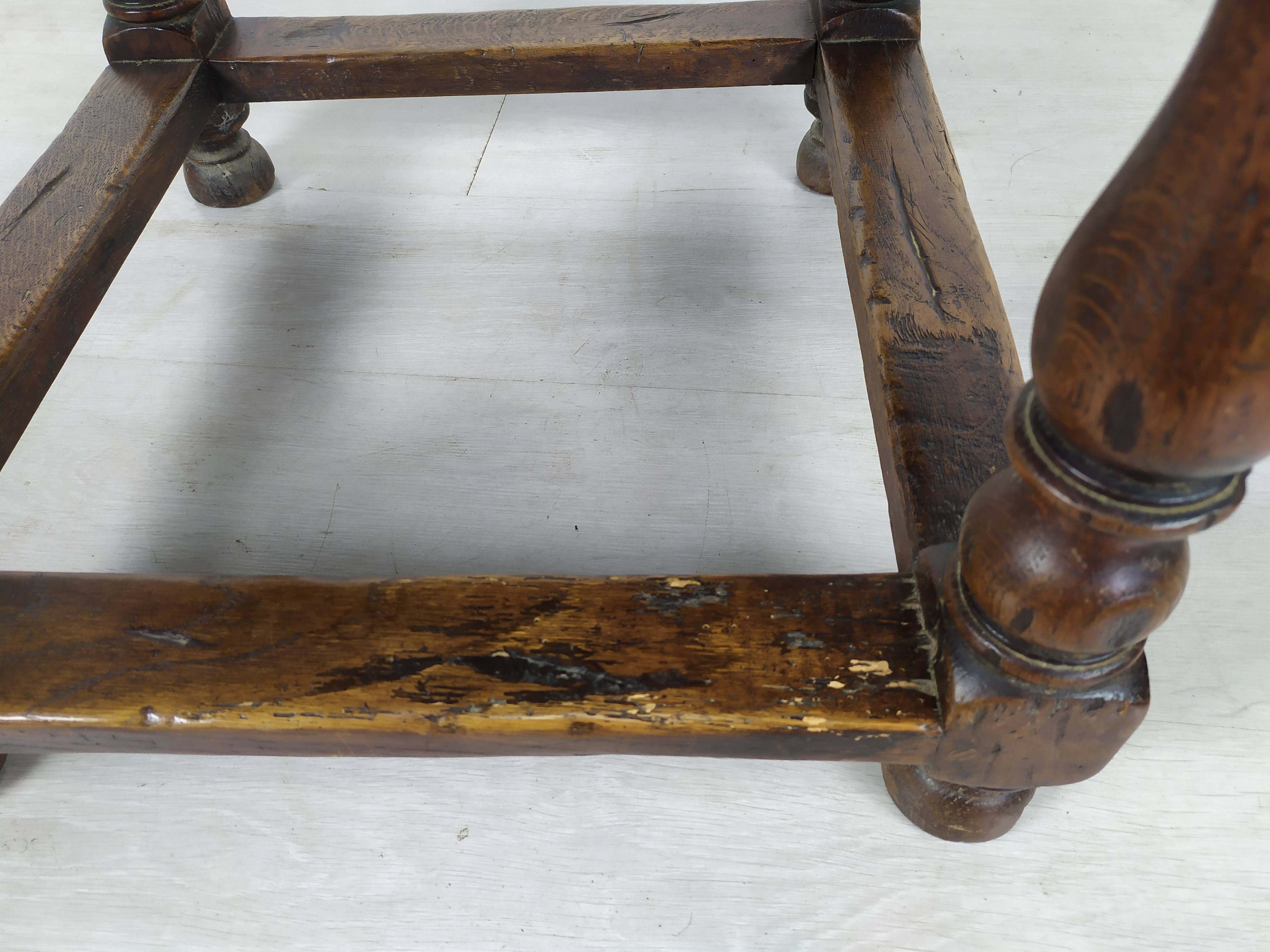 Rustic oak coffee table