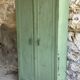 Riveted metal industrial workshop cabinet - vintage 1960s