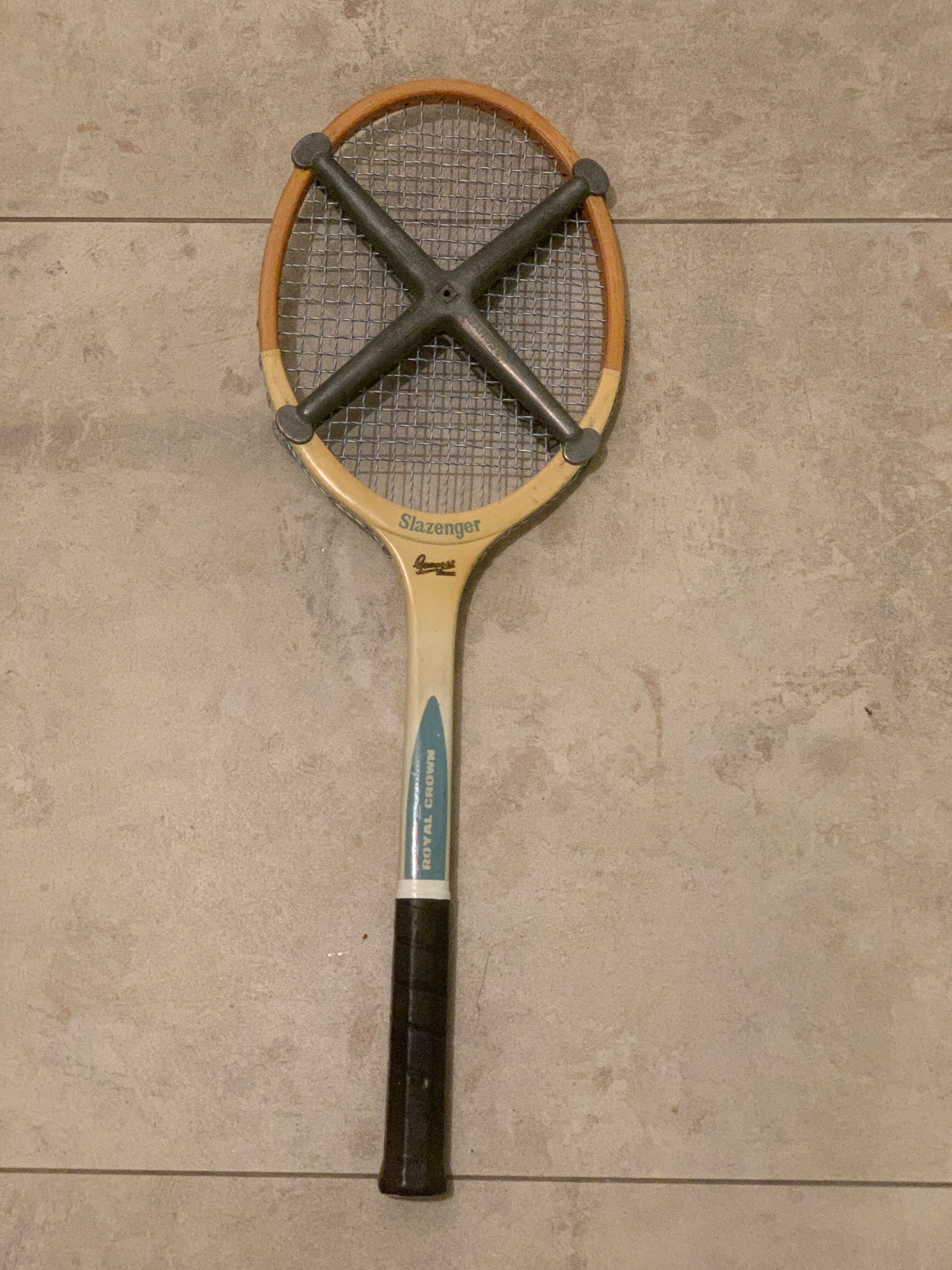 Antique tennis racket