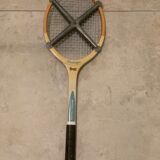 Antique tennis racket