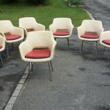 7 chairs modernist armchairs 70s pop loft Froscher Kg