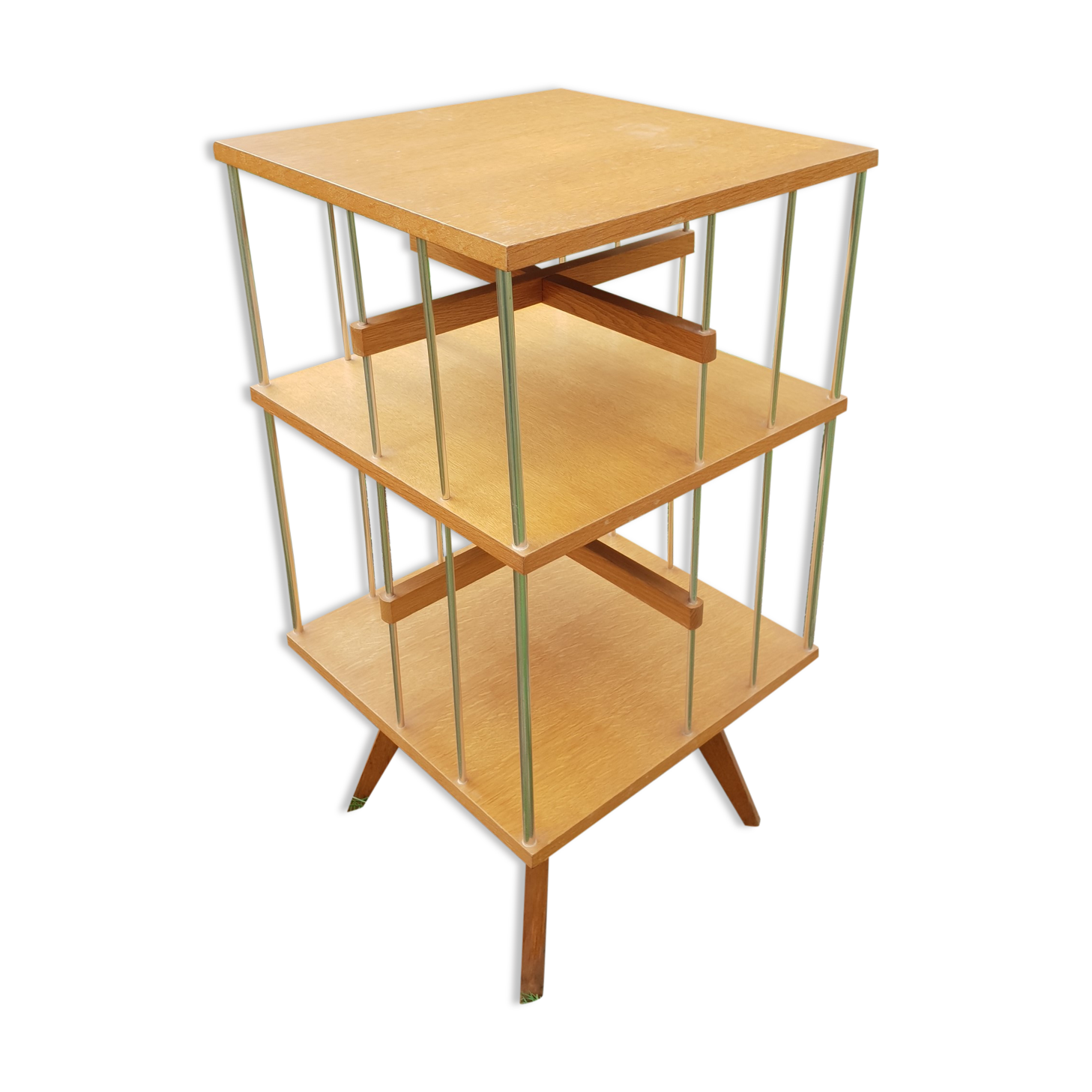 Vintage revolving library