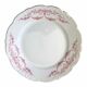 12 assiettes plates en porcelaine