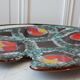 Ceramic pallet shaped dish Poët Laval Drôme 60s-70s
