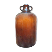 Bonbonne en verre ambré