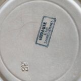 5 ironstone plates from Sarreguemines