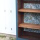 Renovated antique display cabinet