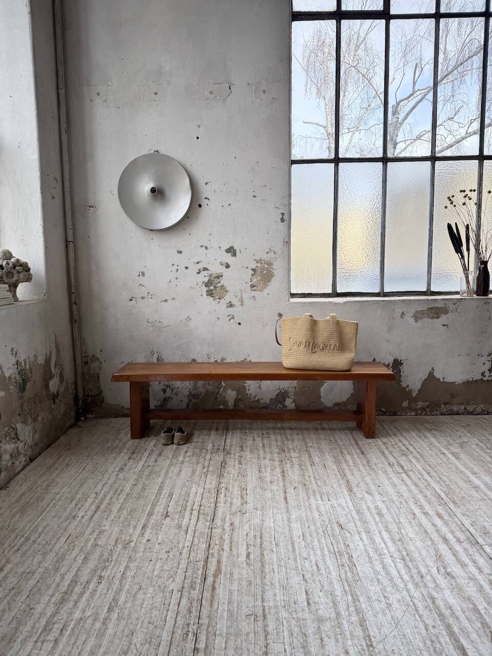 Chapo S14 blonde oak bench 172cm vintage