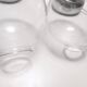 Paire de lampes de table vintage en verre et métal "Vieste" par GPA Monti pour Candle