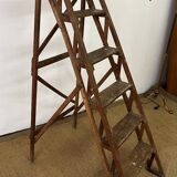 Vintage wooden stepladder