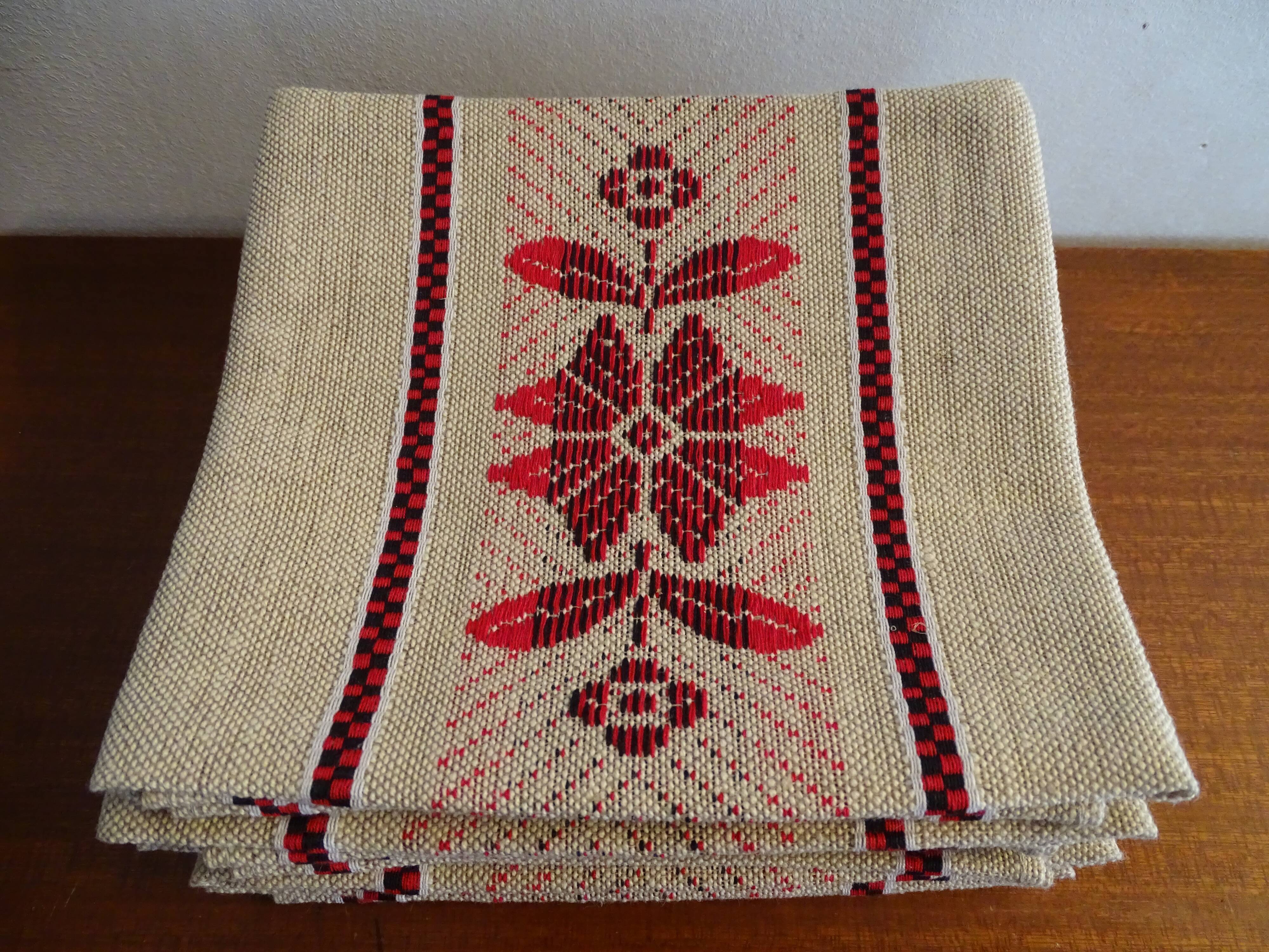 6 linen napkins 52 x 47