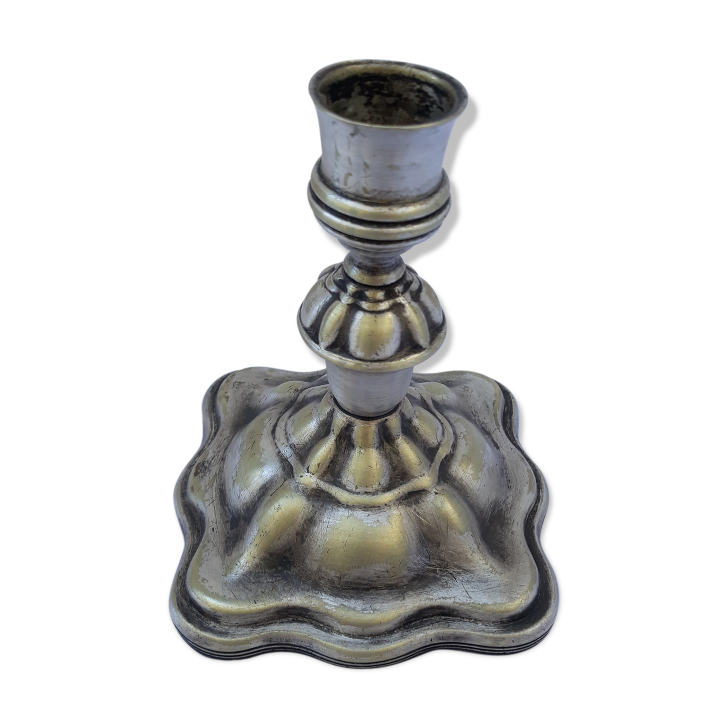 Former chandelier silver metal