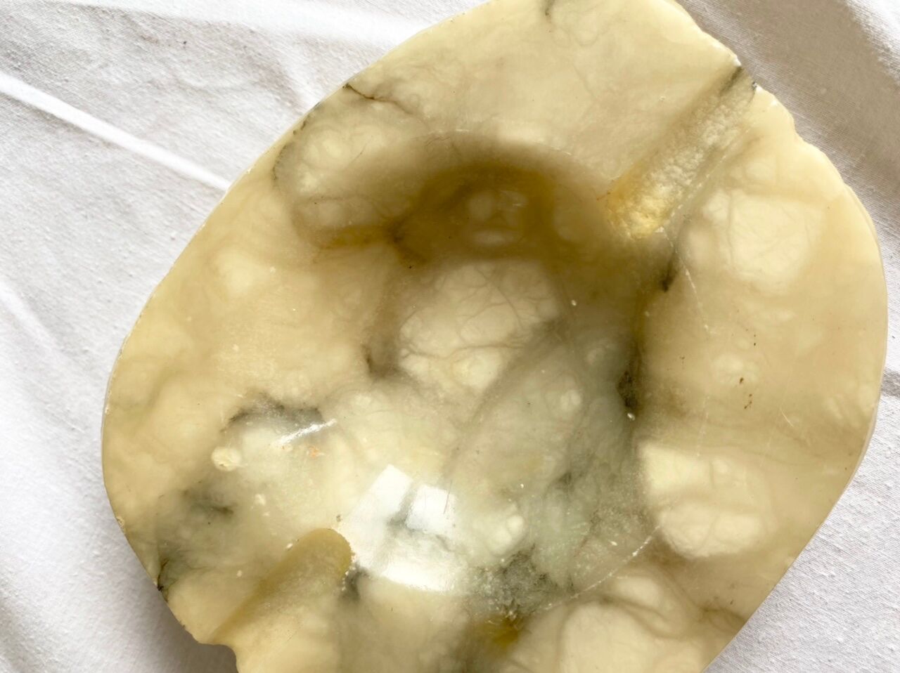 Italian alabaster ashtray