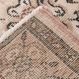 5x9 Shades Of Pink Brown Bordered Classic Wool Vintage Rug, 168x268Cm