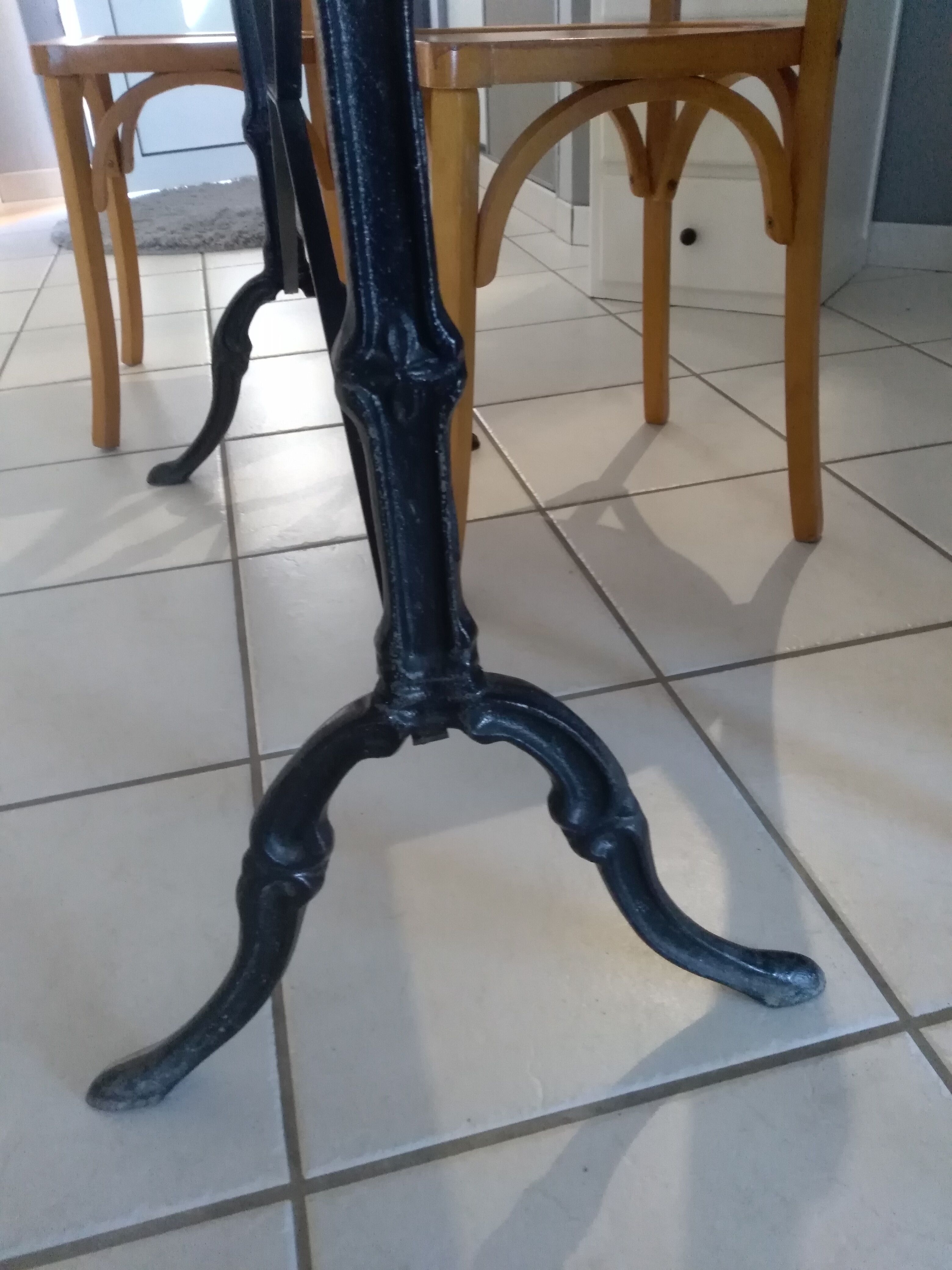 Vintage marble bistro table 1960