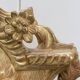 Golden wood mirror, regency style, late 19th century