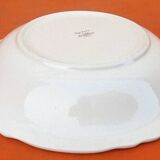 Large salad bowl with polylobed edges Earthenware Sarreguemines France Agreste model