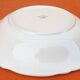 Large salad bowl with polylobed edges Earthenware Sarreguemines France Agreste model