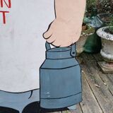 Very large old advertising panel or sign