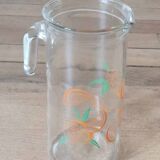 Carafe/pichet en verre vintage