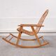 Rocking-chair en rotin