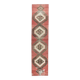 Vintage Turkish Hand-Knotted Red Runner Rug 83x380