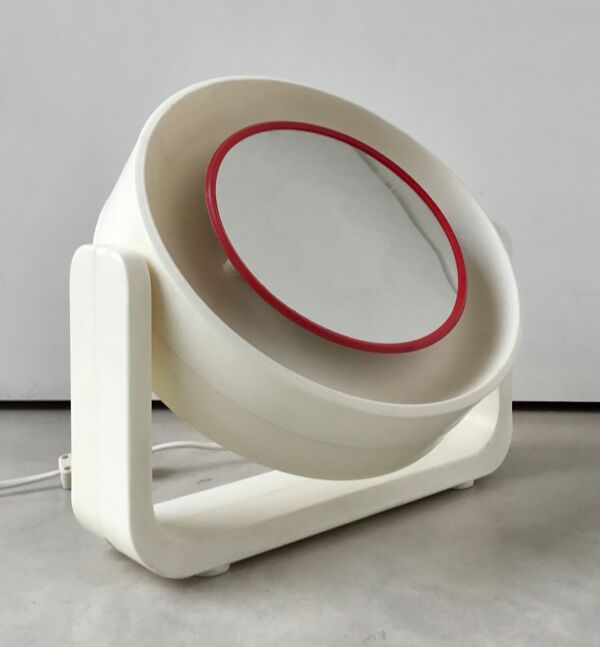 Miroir lumineux Allstar made in Germany - design pop 1960
