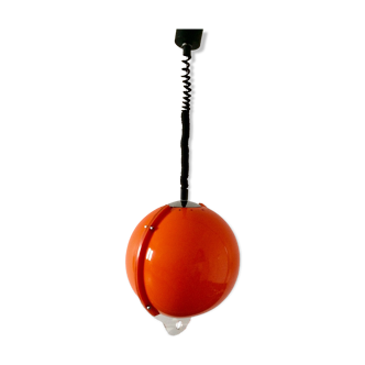 Orange hanging lamp 1960