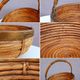 Rattan and brass basket 1970