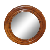 Round mirror wood 30cm