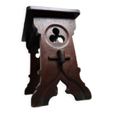 XIXth cnetury Gothic revival oak stool