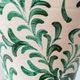 Spanish Revival Ceramic Table Lamp Pair from Granada, New Linen Lampshades