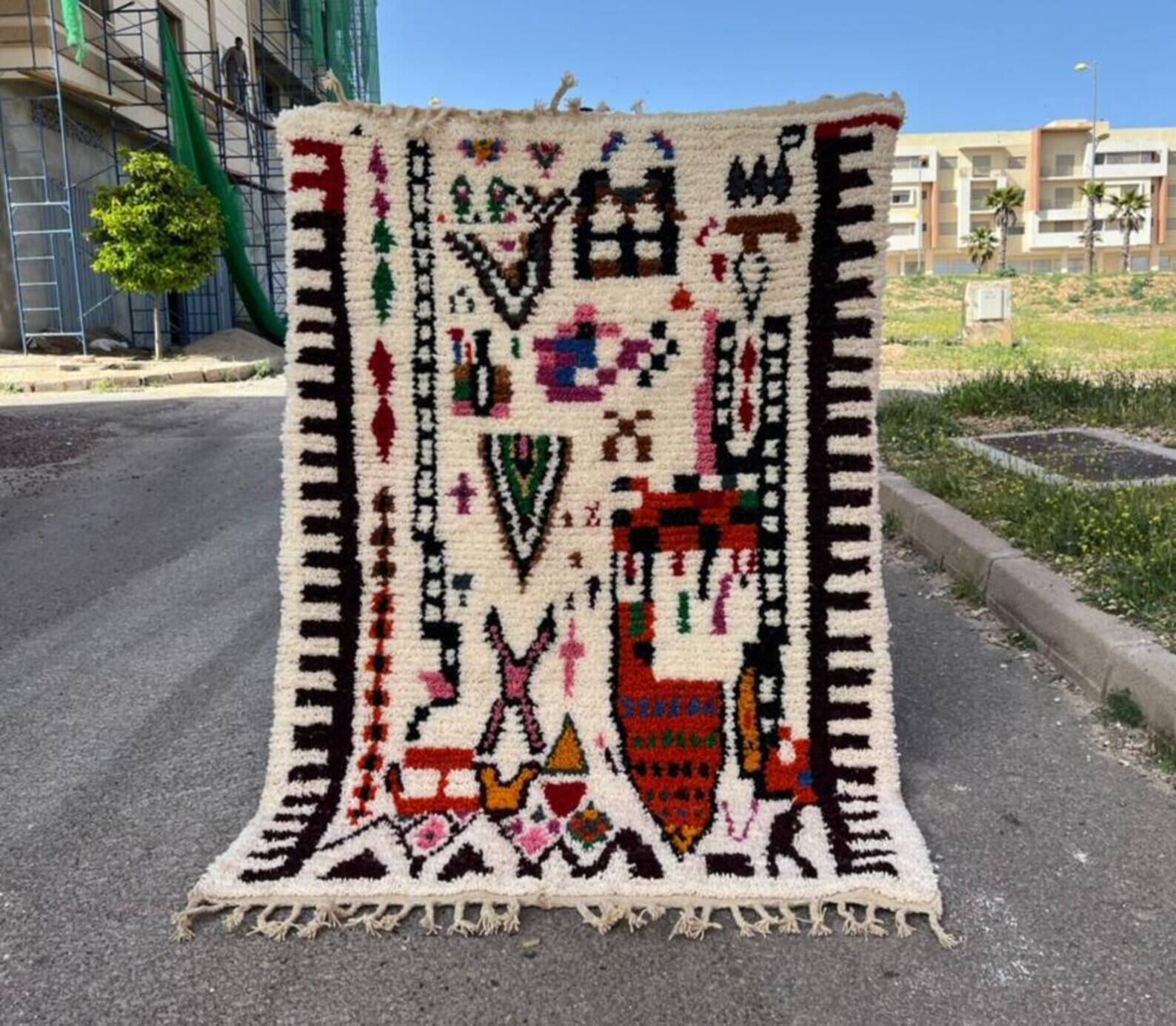 Handmade Berber rug 200cm×300cm
