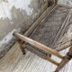 Audoux and Minet cord bench