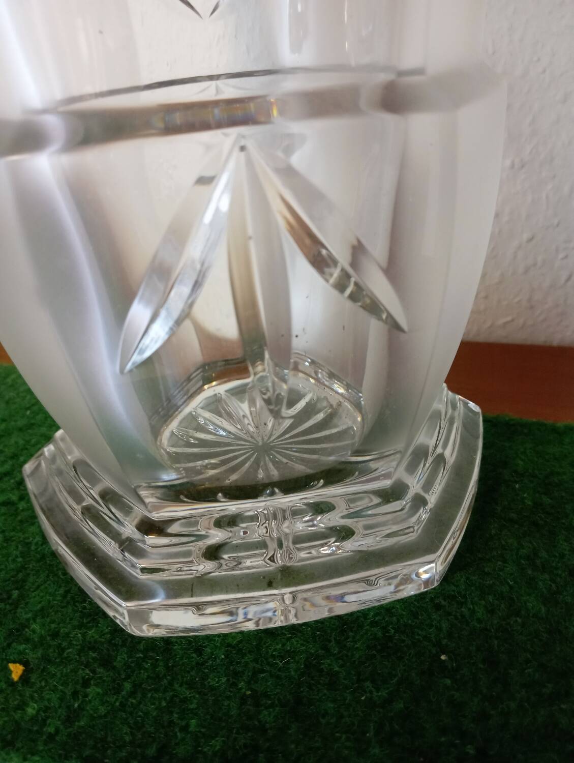 Lorraine Crystal Champagne Bucket with Gold Trim