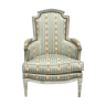 Fauteuil bergère de style Louis XVI