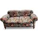 Floral fabrics / classic sofa / stunning condition, weighty sofa 100 kg