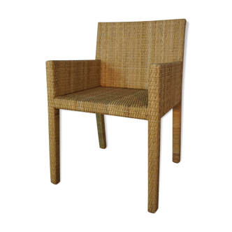 Chair Bridge 1935 design braided rattan Jean Michel Frank by gap International