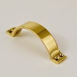 Up to 50 mid-century brass handles for doors, drawers, chests of drawers, Austria, 1950s.