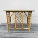 Bureau en rotin vintage