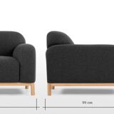 Fauteuil Brady de Made